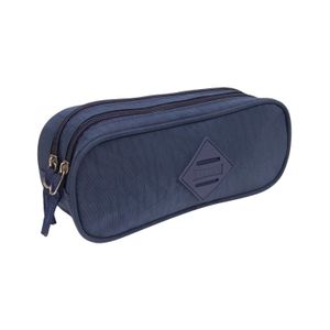 Estojo/Necessaire 2 Compartimentos CRINKLE Azul