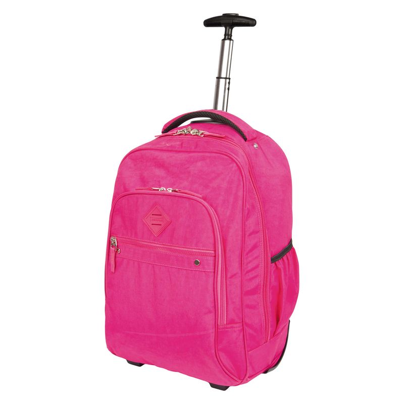 Mochilete-Grande-Sestini-Rolling-CRINKLE-Rosa-075500-08-Esquerda