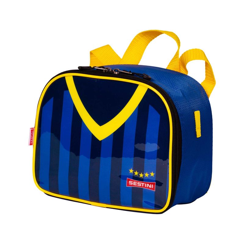 Lancheira-Pequena-2-Em-1-Sestini-20Y-Futebol-Azul-Colorido-Esquerda