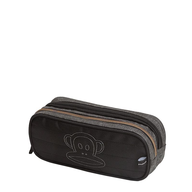 Estojo-2-Compartimentos-Paul-Frank-20T02-Preto