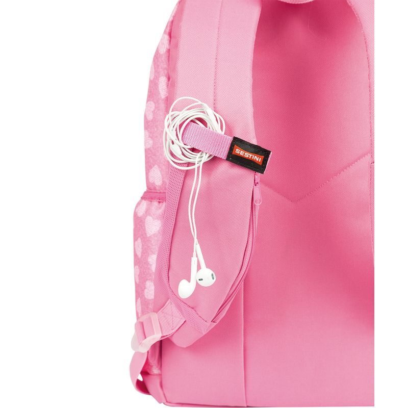 Mochila-Sestini-Magic-Coracoes-Rosa