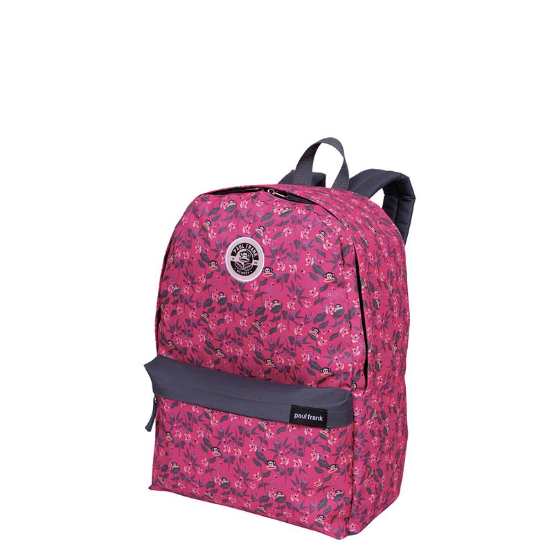 Mochila-Grande-Paul-Frank-21T01-Floral-Rosa