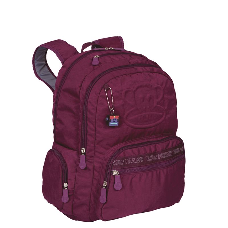 Mochila-Grande-2-Compartimentos-Paul-Frank-21T03-Ameixa