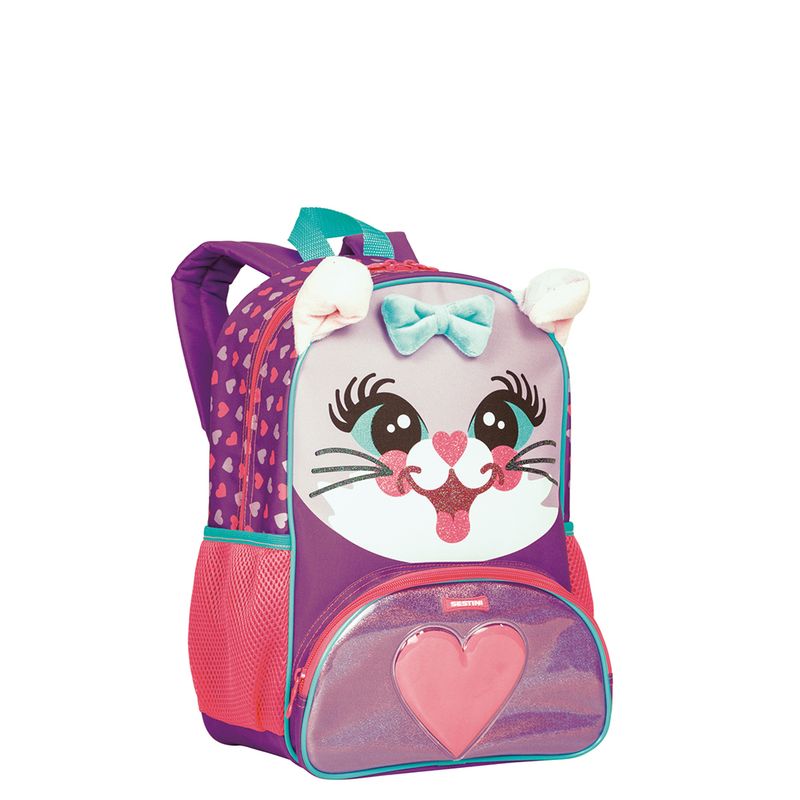 Mochila-Media-Sestini-Pets-X-Cat-Colorido
