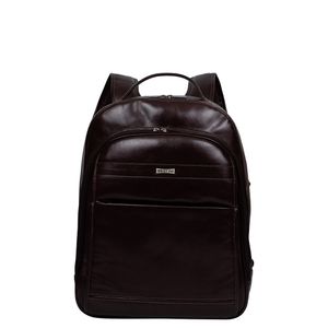 Mochila 2 Compartimentos Notebook Couro Sestini Arizona Marrom