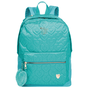 Mochila Grande Capricho Crush Turquesa