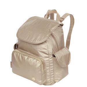 Mochila com Tampa Paul Frank Bege - Light Gold