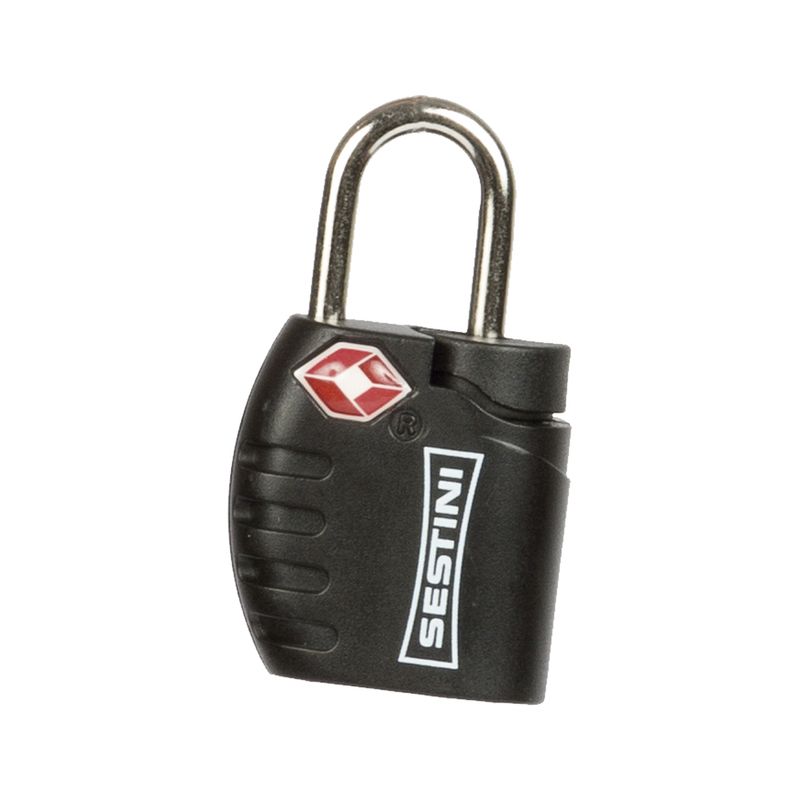 Cadeado TSA com chave Preto: Segurança e praticidade em viagens