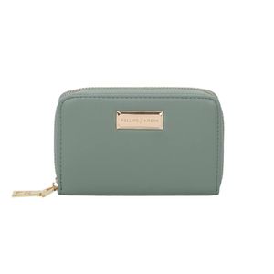 Carteira Zíper Pequena Fellipe Krein SS23 Napa - Verde