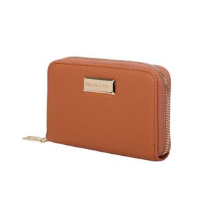Carteira Zíper Pequena Fellipe Krein SS23 Floater Marrom - Caramelo