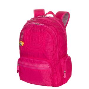 Mochila Grande 2 Compartimentos Paul Frank Classics - Dark Rosa - Pink