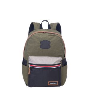 Mochila Grande Paul Frank Customs - Verde Escuro