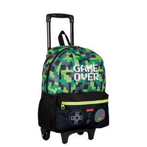 Mochila de Rodinha Grande Sestini M Plus Game - Colorido