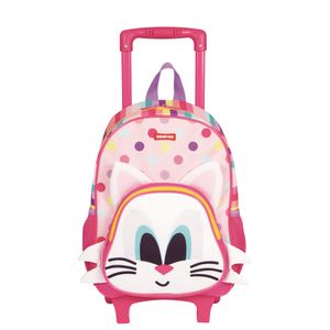 Mochila de Rodinha Média Sestini Kids X Cat 2 - Colorido