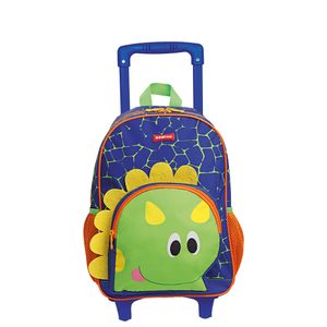 Mochila de Rodinha Média Sestini Kids X Dino 2 - Colorido