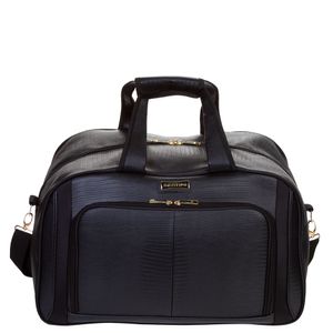 Bolsa de Viagem Média Croco 4T - Preto