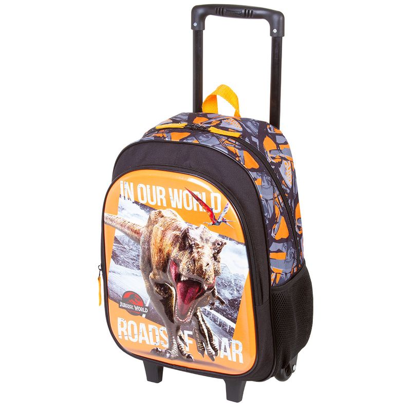 Mochila de Rodinha Grande Jurassic X - Colorido