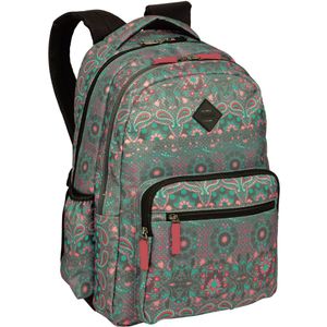 Mochila 2 Compartimentos Sestini College Etnico Cinza