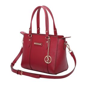 Bolsa Satchel Média Fellipe Krein Aw23 Transversal FK559 - Vinho