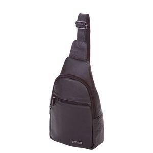 Bolsa de Ombro Pequena Couro Sestini Texas - Preto