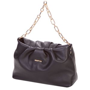 Bolsa Tiracolo Pequena Corrente Sestini Intense - Preto