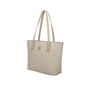 Shopping Bag Grande Ss23 Monograma Tramado Cfk101 Bege - Nude