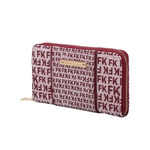 Carteira Ziper Grande Fellipe Krein Ss23 Fk649 - Vinho