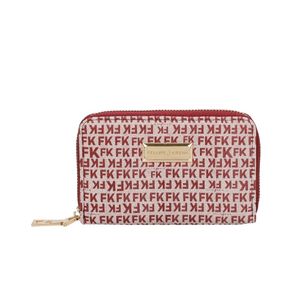 Carteira Ziper Pequena Fellipe Krein Ss23 Fk650 - Vinho