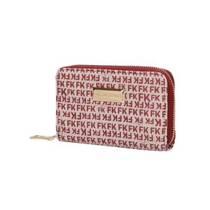 Carteira Ziper Pequena Fellipe Krein Ss23 Fk650 - Vinho