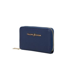 Carteira Ziper Pequena Fellipe Krein Ss23 Fk647 - Azul