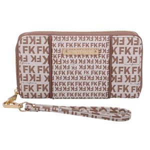 Carteira Ziper Grande Fellipe Krein Ss23 Fk649 - Marrom