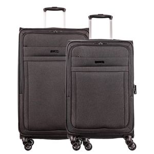 Kit 2 Malas de Viagem G-M Ultralight Hug 2T - Cinza Grafite