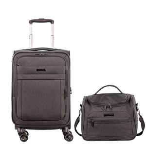 Kit 1 Mala de Viagem B + Frasq Ultralight Hug 2T - Cinza Grafite