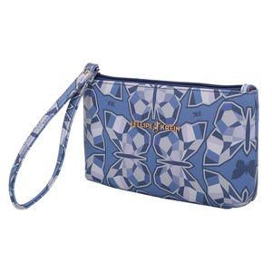 Carteira Alça de Mão Grande Fellipe Krein Ss23 Fk656 - Azul