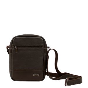 Bolsa Turista Couro Sestini Texas - Marrom