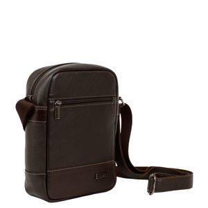Bolsa Turista Couro Sestini Texas - Marrom