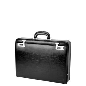 Pasta Executiva para Notebook com 2 Segredos e Fechadura Brami - Preto