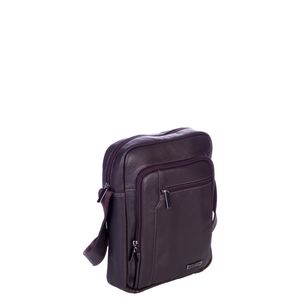 Bolsa Pequena Vertical Couro Sestini Bulls Marrom - Café