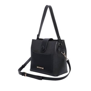 Bolsa Bucket Média Fellipe Krein Aw23 Botão FK552 - Preto