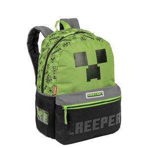 Mochila Grande Minecraft Creeper - Colorido