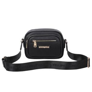 Bolsa Tiracolo Média Fellipe Krein Ss23 Pockets Fk609 - Preto