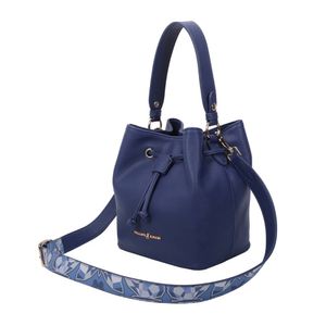 Bolsa Bucket Média Fellipe Krein Ss23 Butterfly Fk613 - Azul