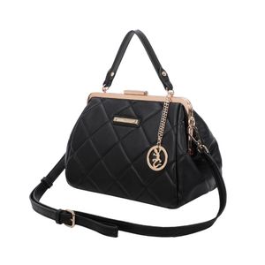 Bolsa Satchel Média Fellipe Krein Ss23 Locker Fk615 - Preto