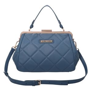 Bolsa Satchel Média Fellipe Krein Ss23 Locker Fk615 - Azul