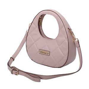 Bolsa Hobo Pequena Fellipe Krein Ss23 Locker Fk617 - Nude