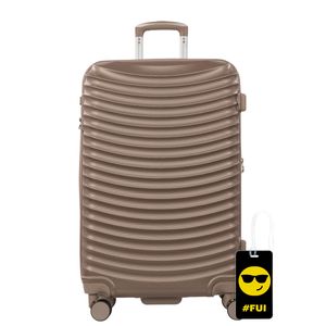 Kit 1 Mala de Viagem Grande Vega 3T e Identificador De Bagagem Smile Fui