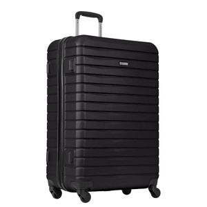 Mala de Viagem Grande com Rodas 360° Deluxe 28 - Preto