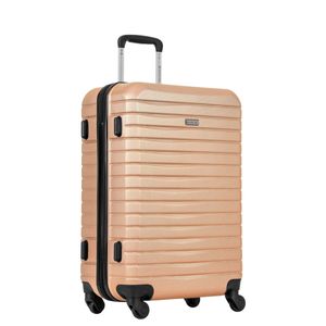 Mala de Viagem Média com Rodas 360° Deluxe 24 - Dourado