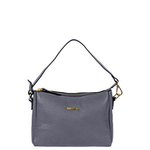 Bolsa Tiracolo Pequena Couro Sestini Maya - Azul