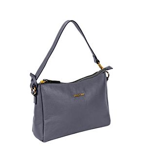 Bolsa Tiracolo Pequena Couro Sestini Maya - Azul